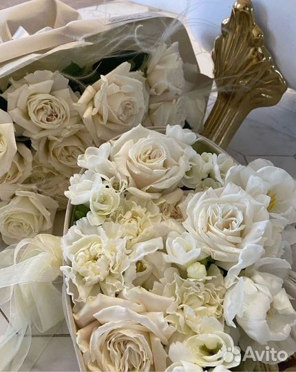 Розы в коробке - отличный подарок на День рождения