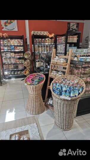 Плетеные корзины для хранения
