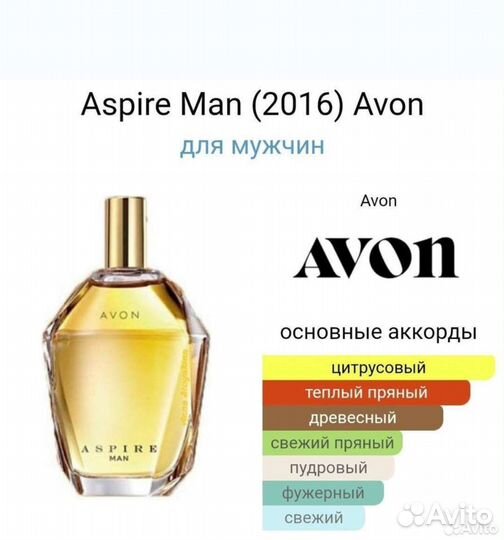 Avon Aspire man, Аспире Мен снятость