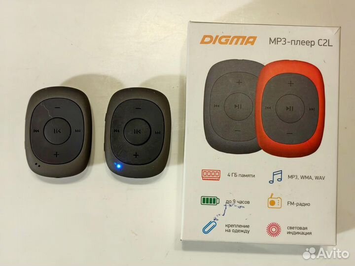 Плеера Digma (C2L/S3 4Gb) и Ritmix (RF4550 8Gb)