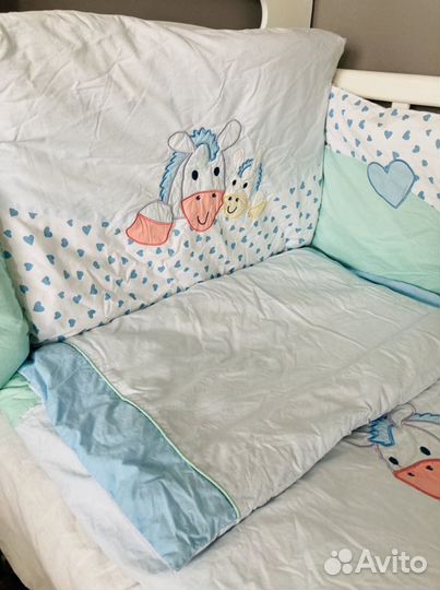 Бортики в детскую кроватку и кпб