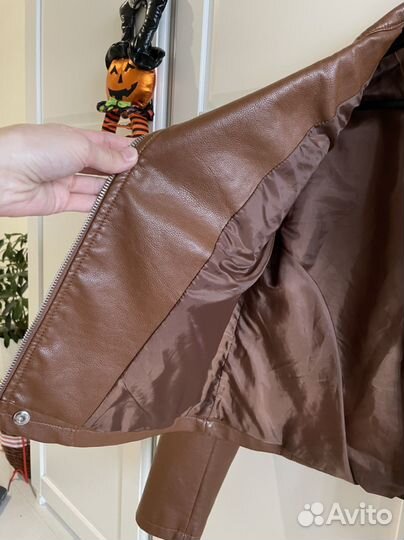 Куртка из экокожи Stradivarius