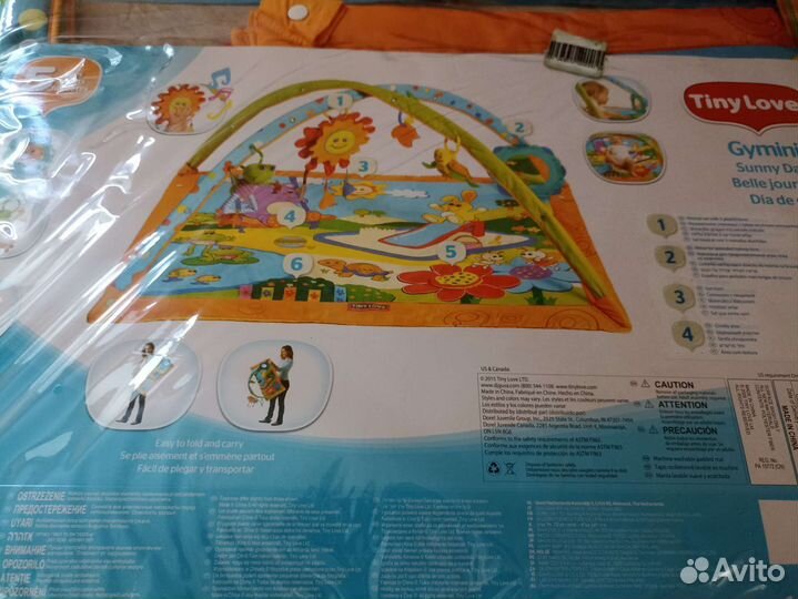 Развивающий коврик tiny love солнечная полянка