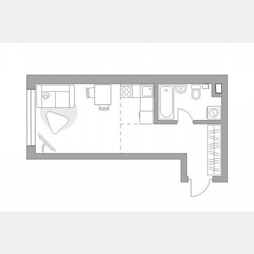 Квартира-студия, 30 м², 10/32 эт.