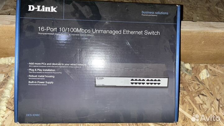 Коммутатор D-Link DES 1016C