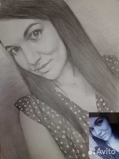 Портреты по фото масло и карандаш. Ручная работа