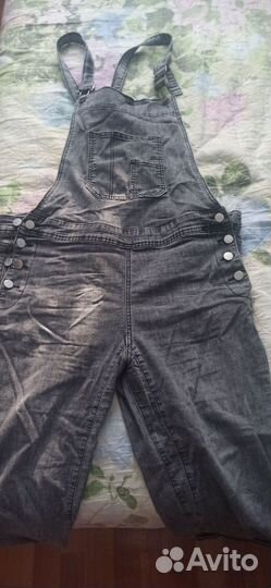 Джинсовый комбинезон для беременных