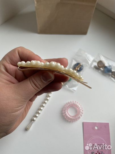 Заколки, ободок