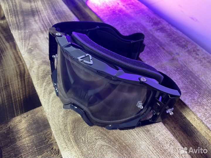 Очки Leatt Velocity 6.5 Stealth Light Grey 58