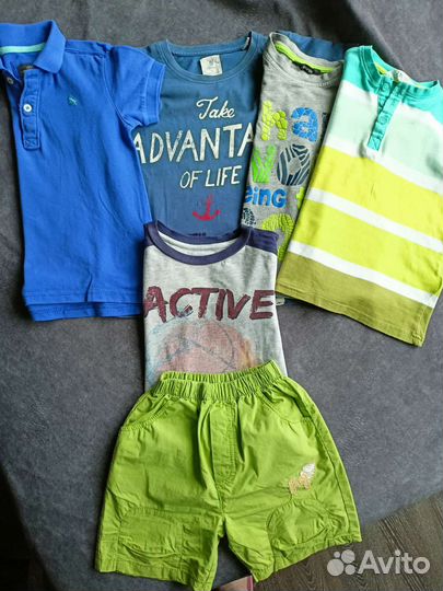 Детские вещи на мальчика макетом