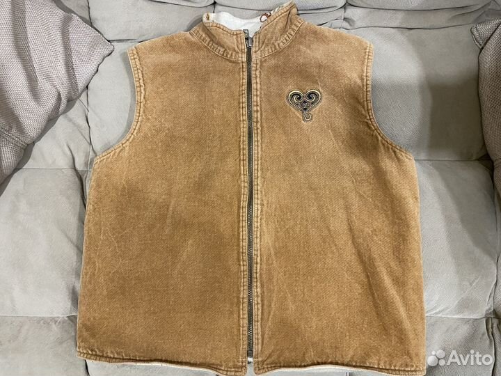 Жилетка y2k двухсторонний