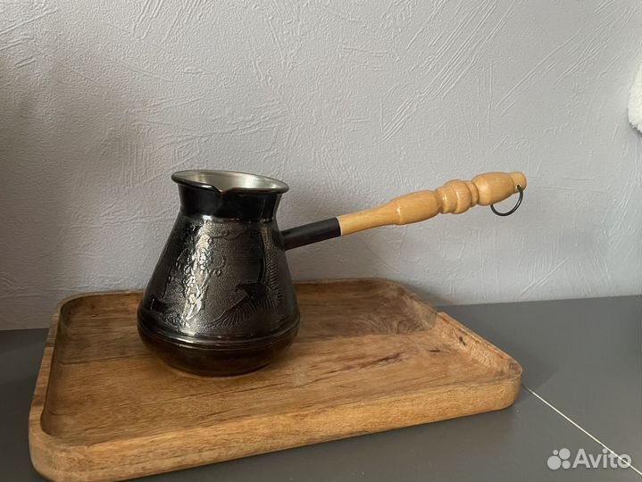 Турка для кофе медная
