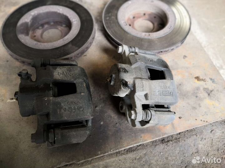 Комплект передних тормозов нексия/ланос вент