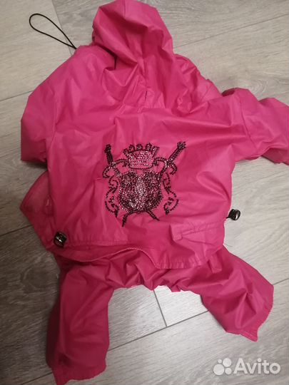 Дождевик для собак мелких пород