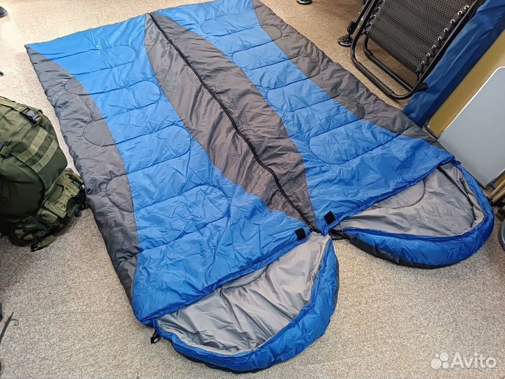 Спальник семейный (спальный мешок для двоих)