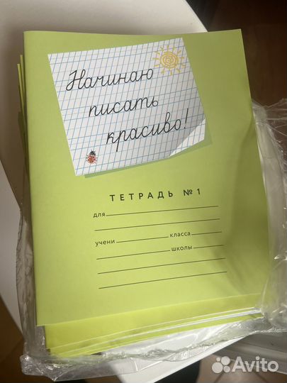 Тетради школьные Начинаю писать красиво