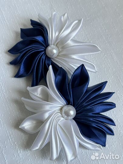 Школьные бантики ручной работы