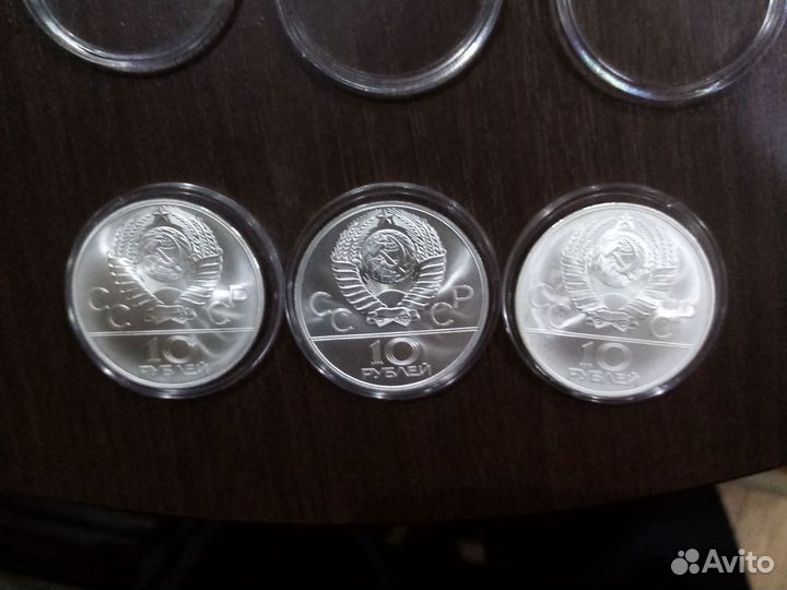 Набор монет олимпиады 80 серебро. Быстрее