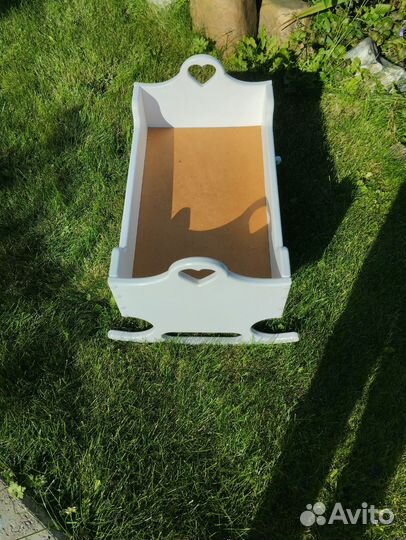 Детская кроватка из дерева (сделано в ручную