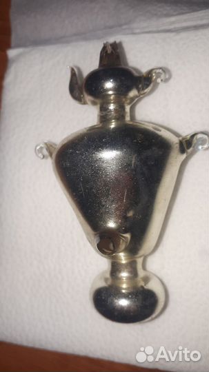 Елочные игрушки СССР самовар под рестоврацию