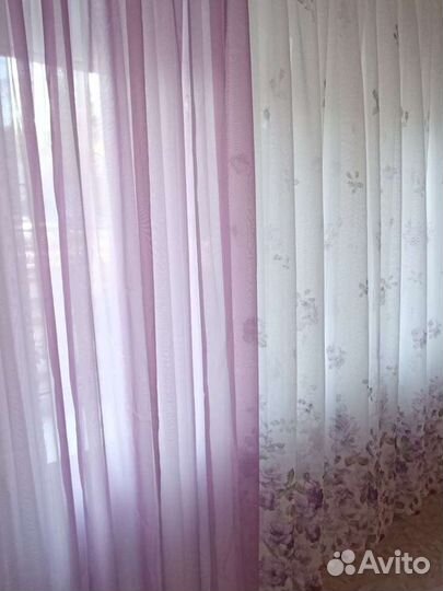 Тюль (новый комплект штор)