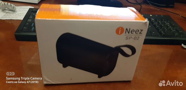 Блютуз колонка с радио