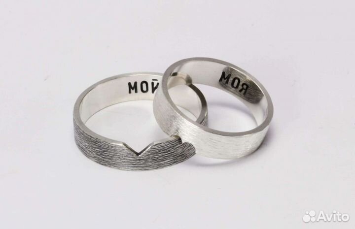 Парные кольца серебро