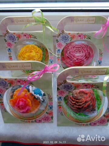 Мыло ручной работы в куполе на 8 марта