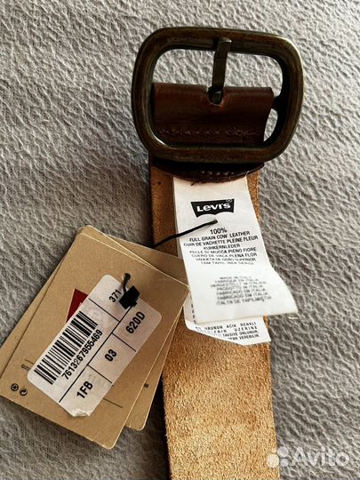 Кожаный ремень levis