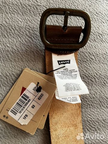 Кожаный ремень levis