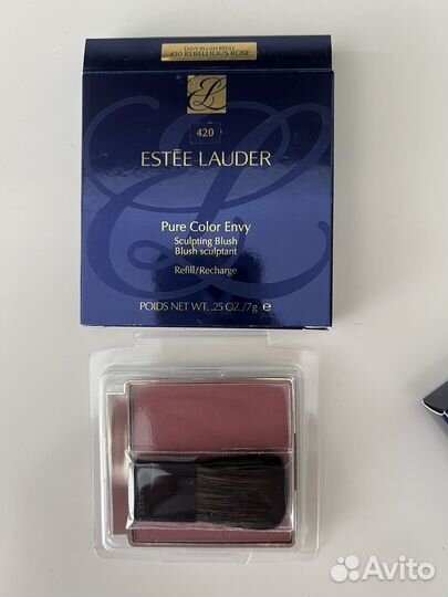 Estee lauder румяна 320 и запасной блок 420