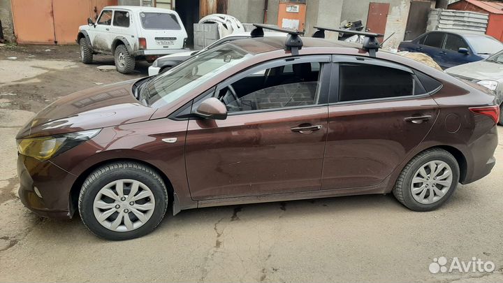 Багажник на крышу Hyundai Solaris, ED