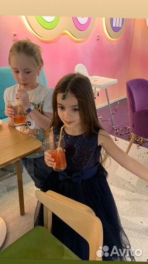 Платье вечернее для девочки 122 см