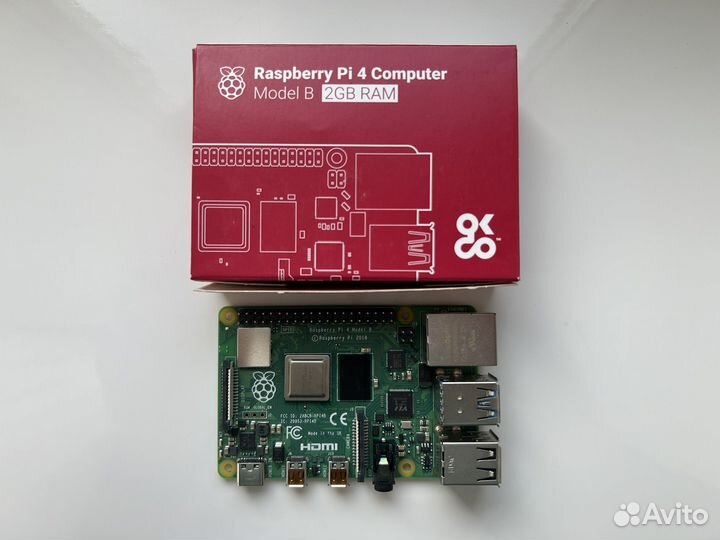 Raspberry Pi 4 8gb с корпусом-радиатором