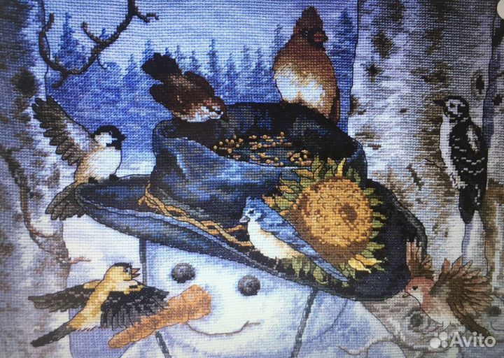 Вышивка крестом новые наборы, мулине, пяльца б/у