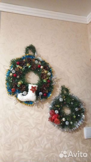 Новогодний рождественский венок