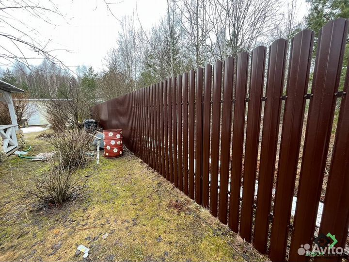 Заборы из профнастила