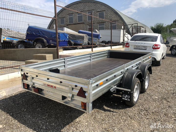 2-осный прицеп Мзса 3,5 х 1,5 х 0,3 м