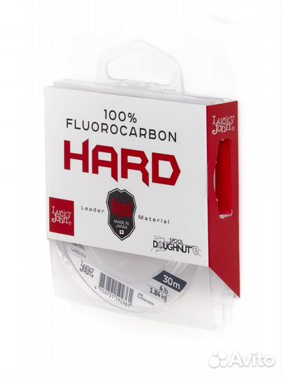 Леска флюорокарбон lucky john fluorocarbon hard