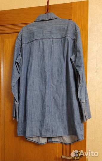 Женская джинсовая рубашка ASOS оверсайз