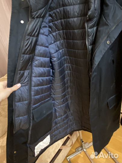 Мужская демисезонная куртка парка 48 50, черная