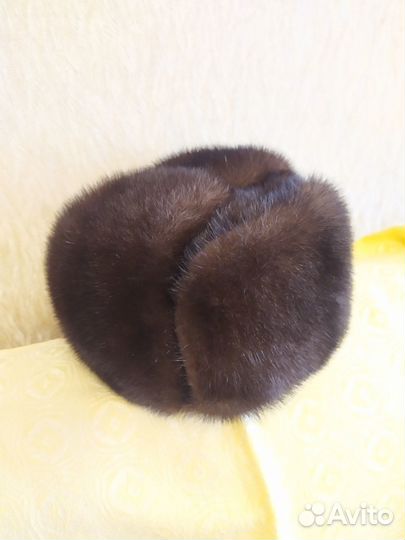 Норковая шапка мужская 57