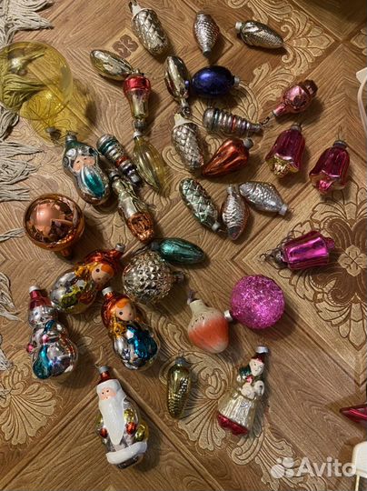 Новогодние игрушки на елку СССР