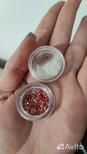 Набор для маникюра стразы блёстки паетки