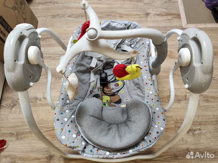 Детские качели шезлонг