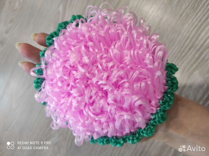 Мочалка ручной работы