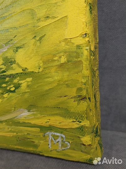 Картина маслом на холсте Приглашение в горы