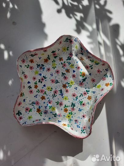 Тарелки из глины