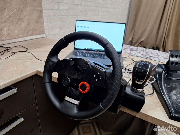 Logitech driving force gt 900 с ручкой LADA Vesta