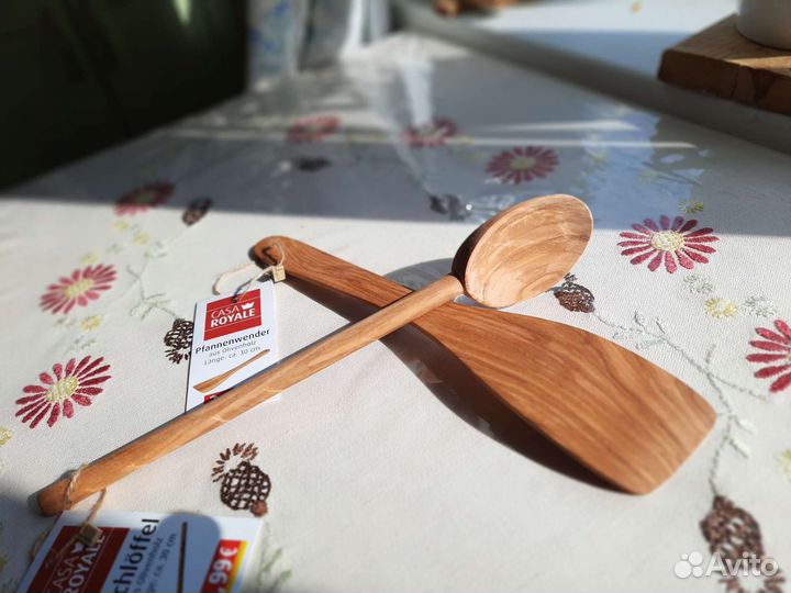 Набор из оливкового дерева